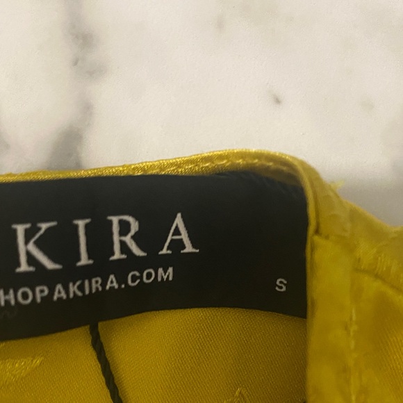 AKIRA Bold Yellow Long Sleeve Dress - Picture 5 of 6